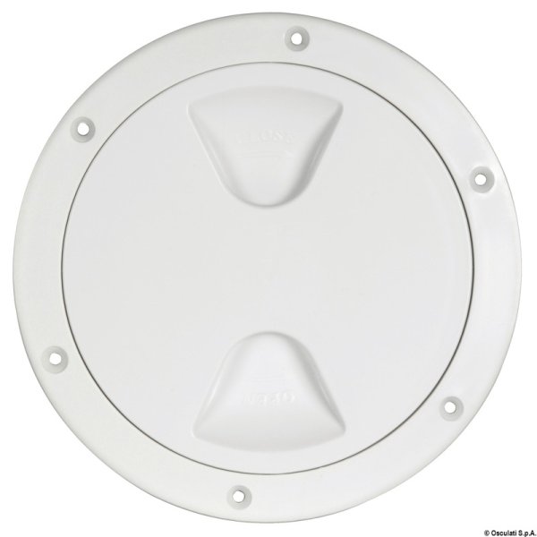 Tappo ispezione a vite bianco 102 mm - 20.204.00